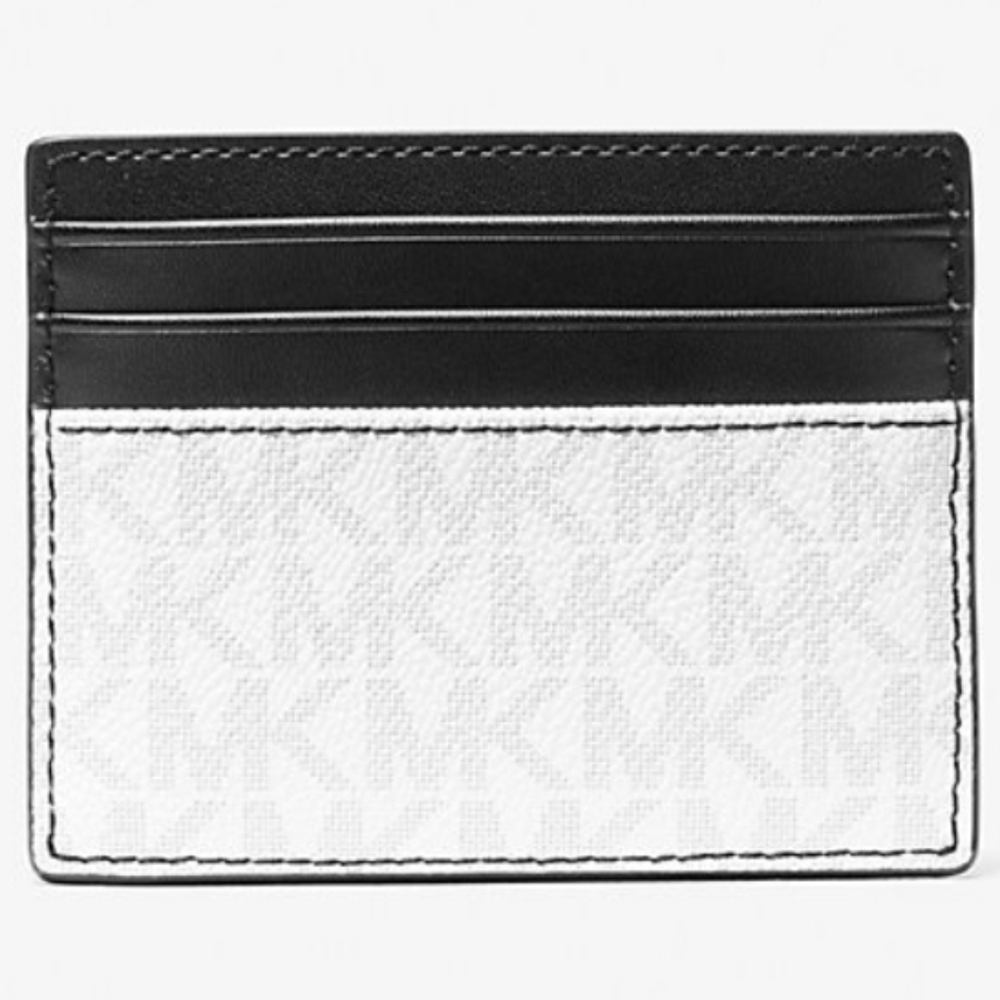Michael Kors Cooper Signature Logo Card Case in Bright White NWOT - Picture 2 of 5
